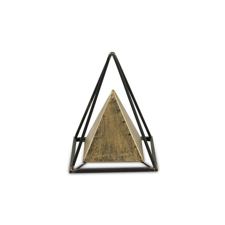 Metal Pyramid Decor -2 Sizes Available