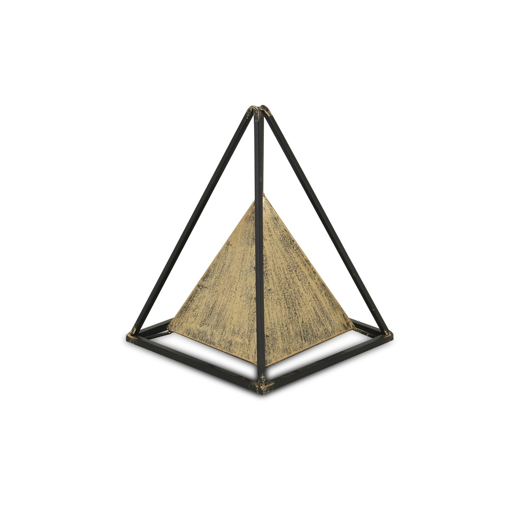Metal Pyramid Decor -2 Sizes Available