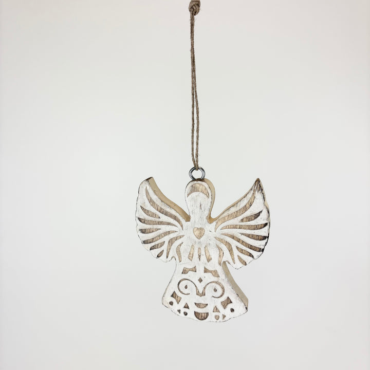 Wood Angel Ornament