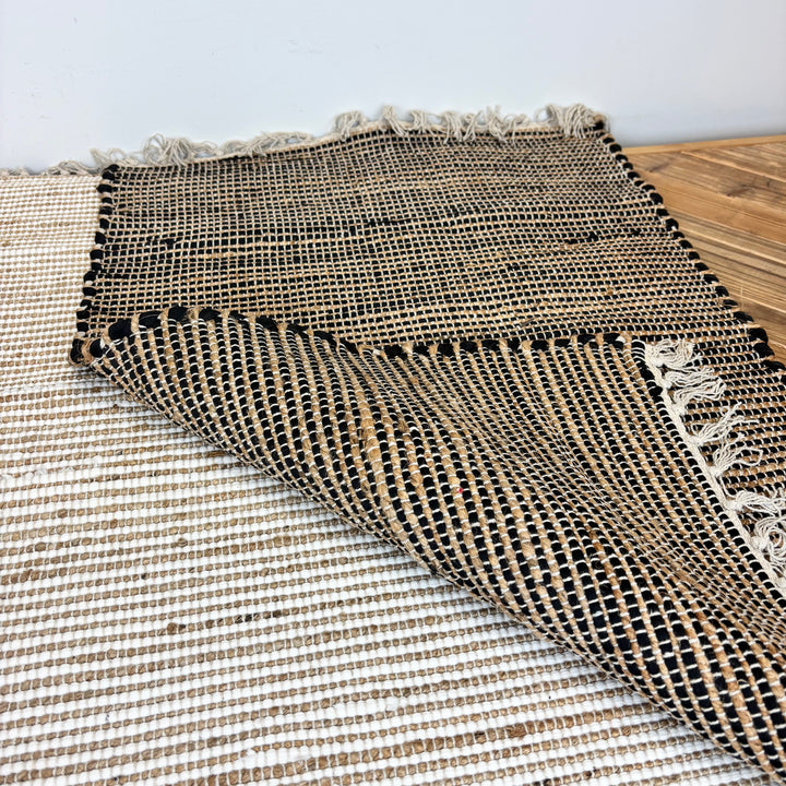 Jute Chindi Rug with Fringe - 3 Styles