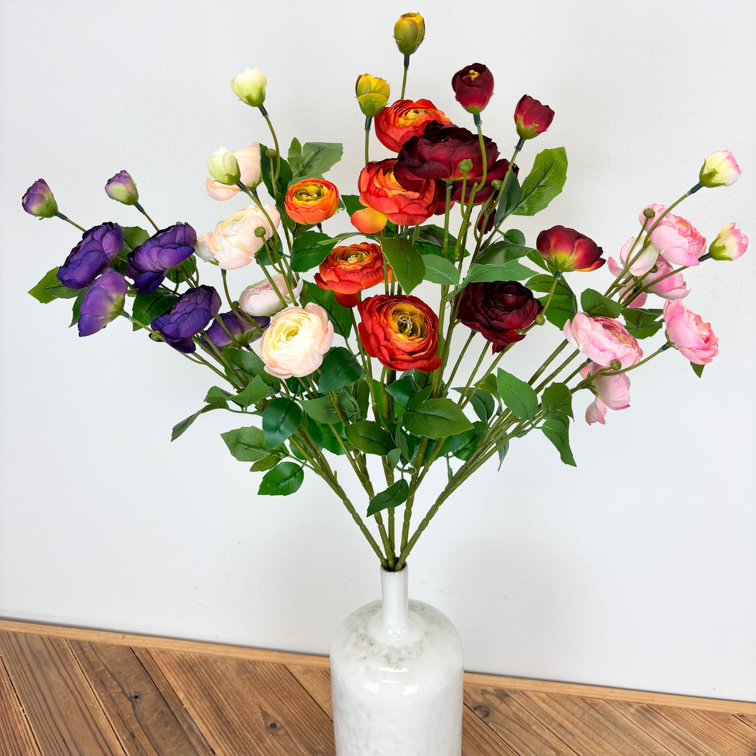 Garden Ranunculus Spray - 6 Colors
