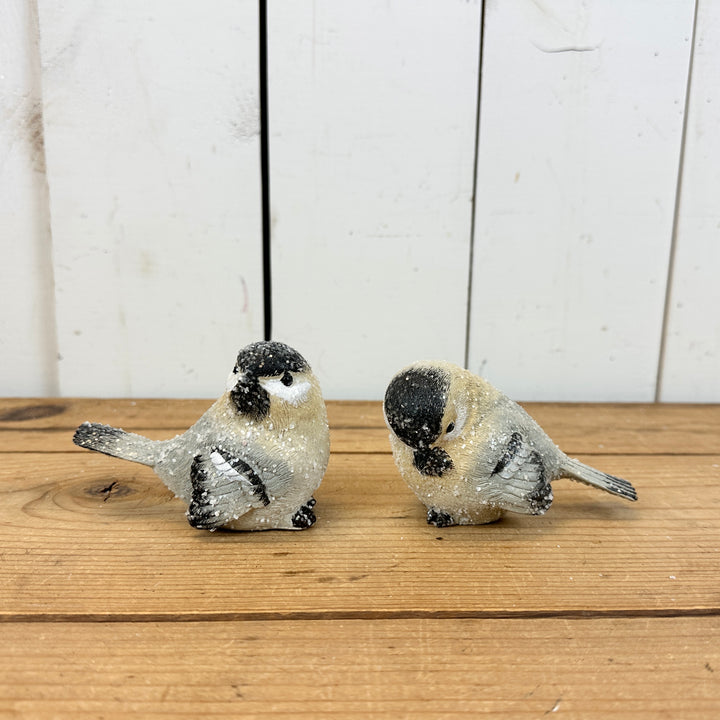 Glitter Winter Birds