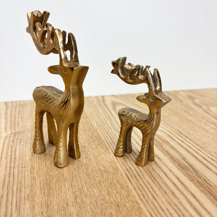 Gold Aluminum Deer - 2 Sizes