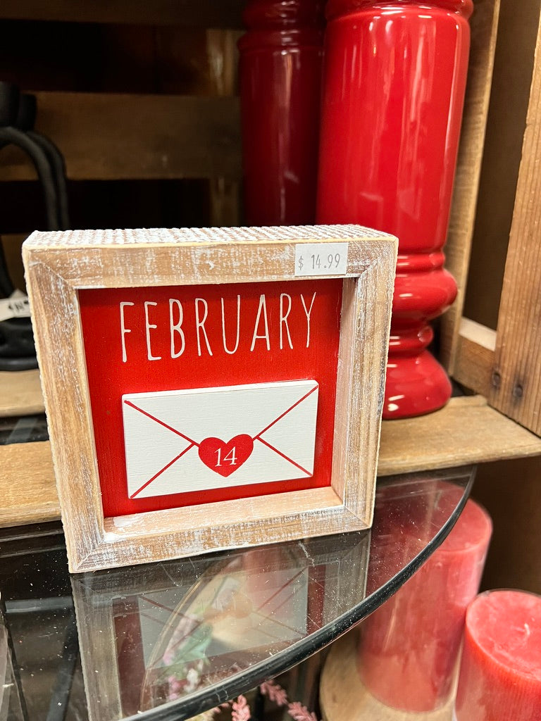 Reversible Valentine’s/St. Patrick’s Day Sign