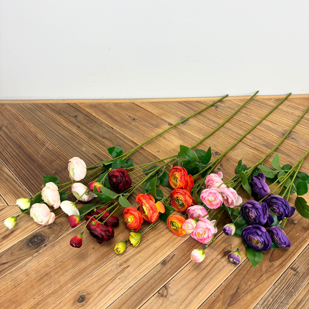 Garden Ranunculus Spray - 6 Colors