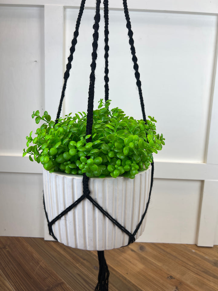 Black Jute Plant Hanger