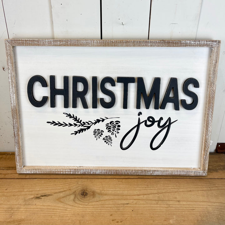 Family is Everything/Christmas Joy Reversible Sign