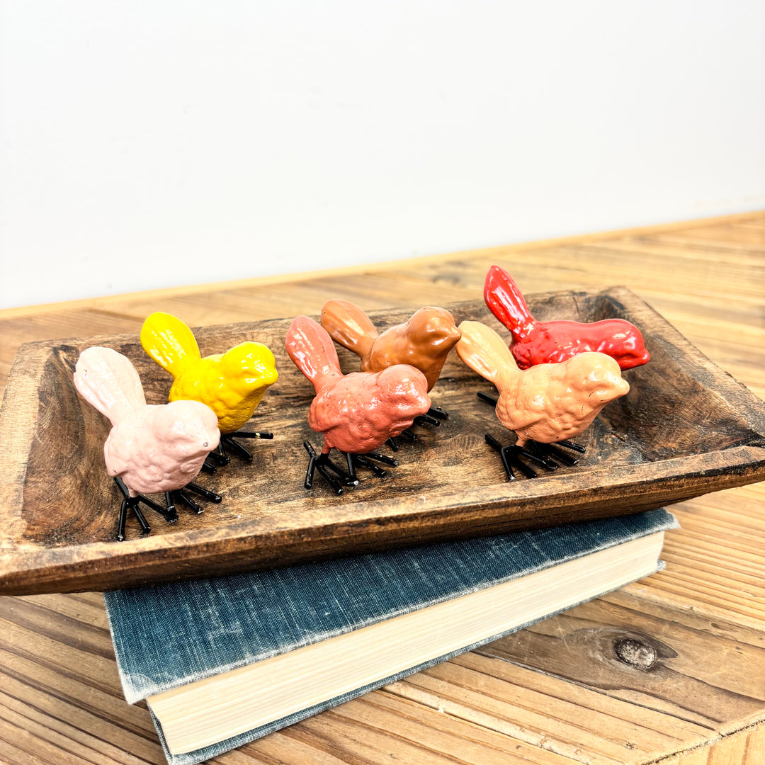 Sunset Mini Cast-Iron Birds - 6 Colors