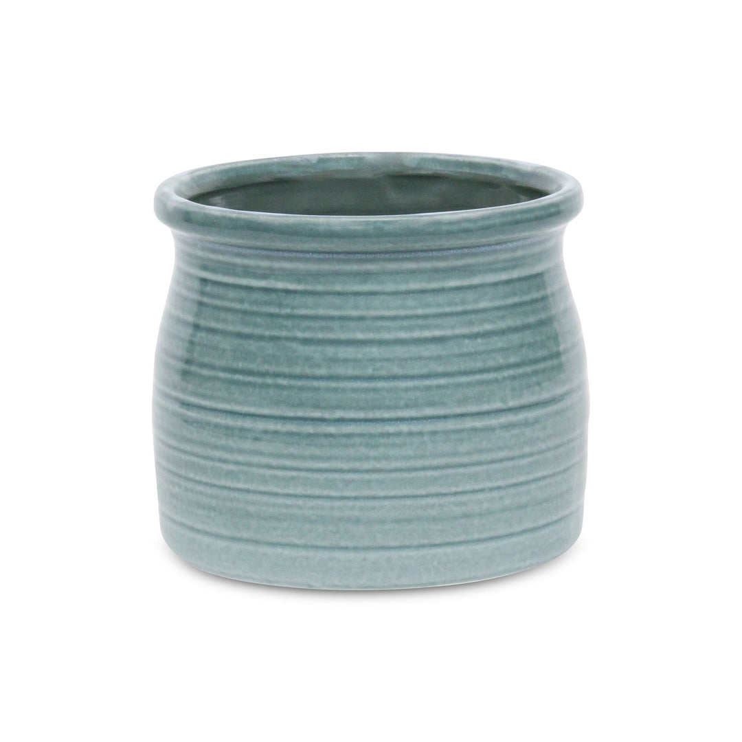 Curved Ceramic Planter, Available in 3 Colors