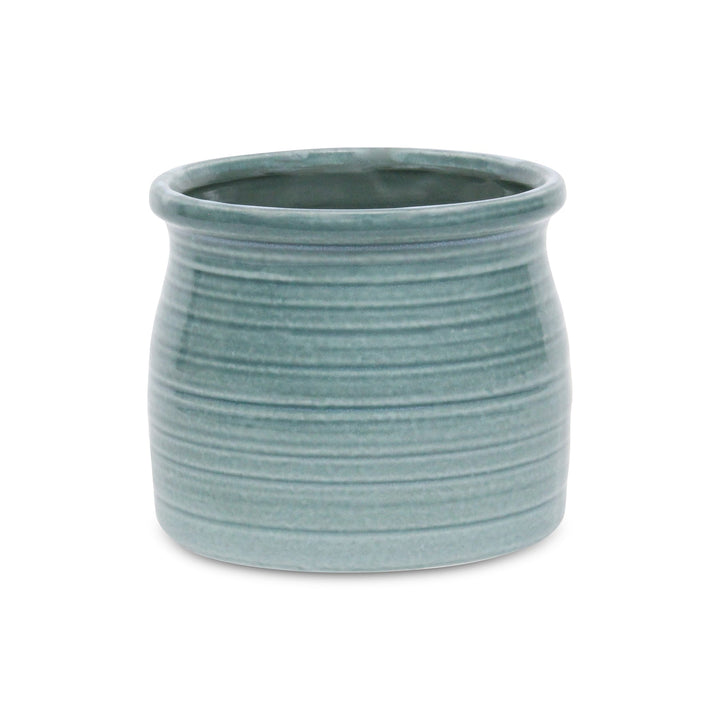 Curved Ceramic Planter, Available in 3 Colors