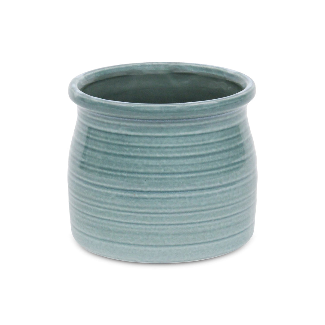 Curved Ceramic Planter, Available in 3 Colors