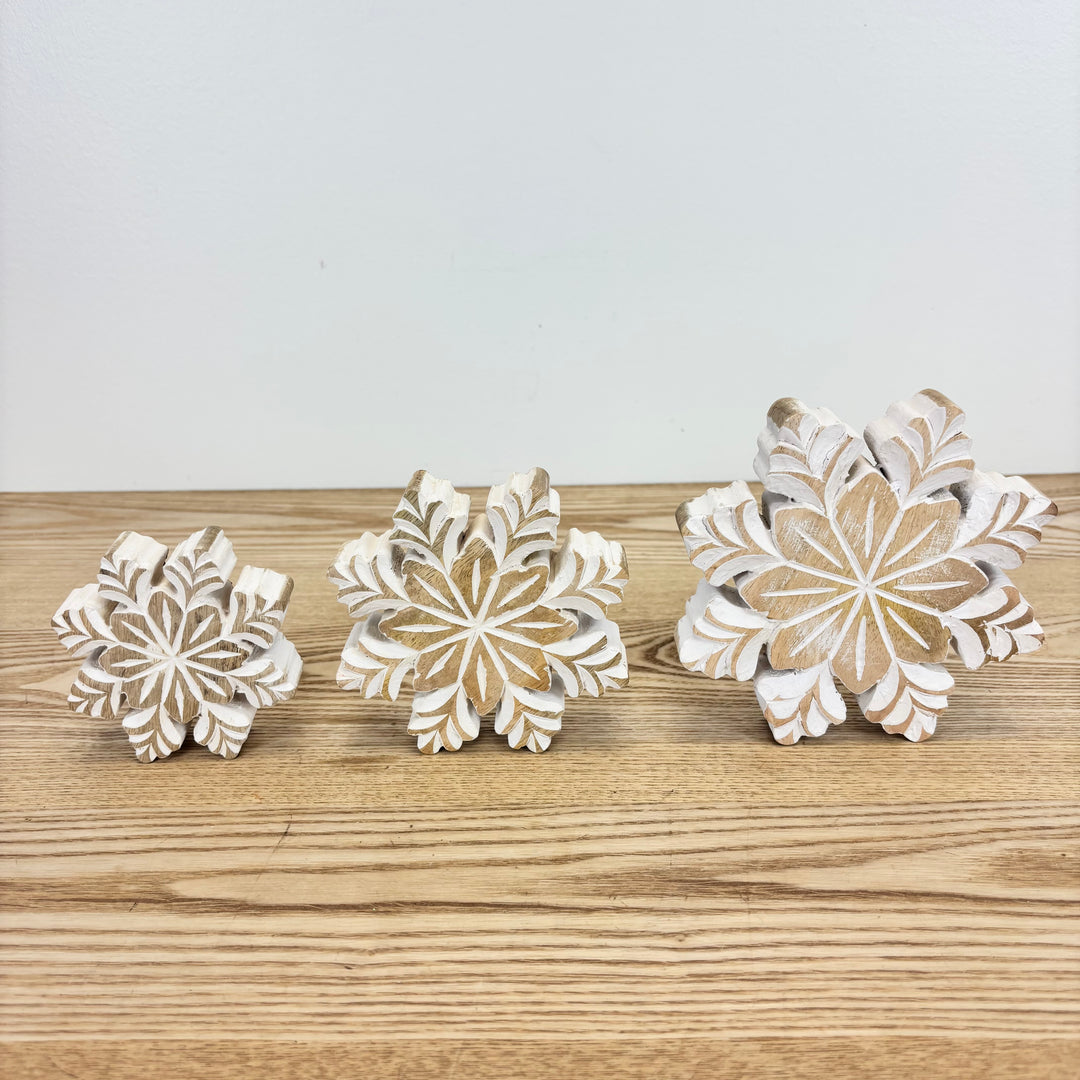 Carved Snowflake - 3 Sizes