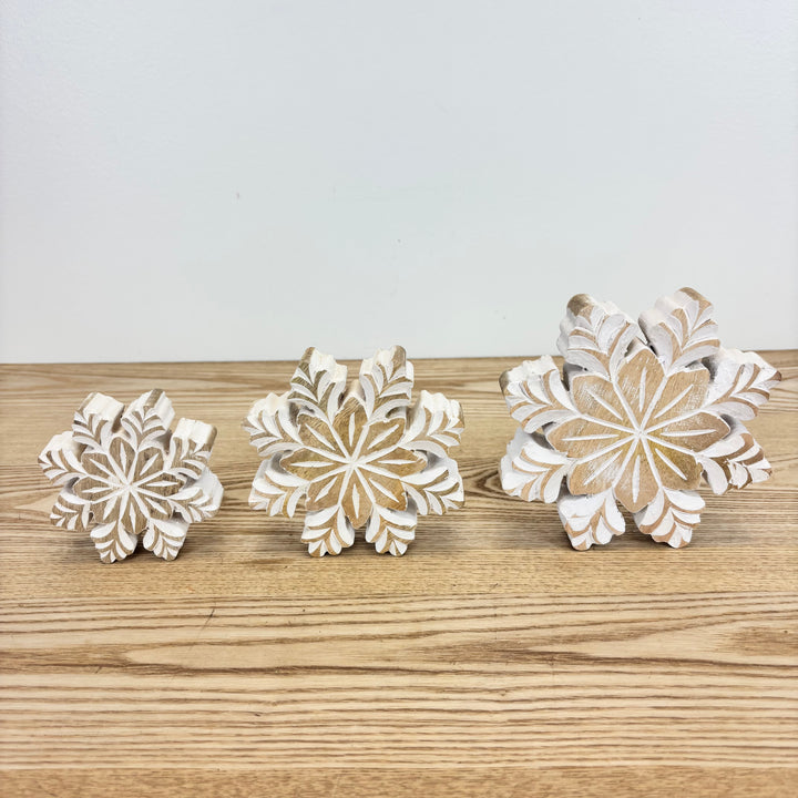 Carved Snowflake - 3 Sizes