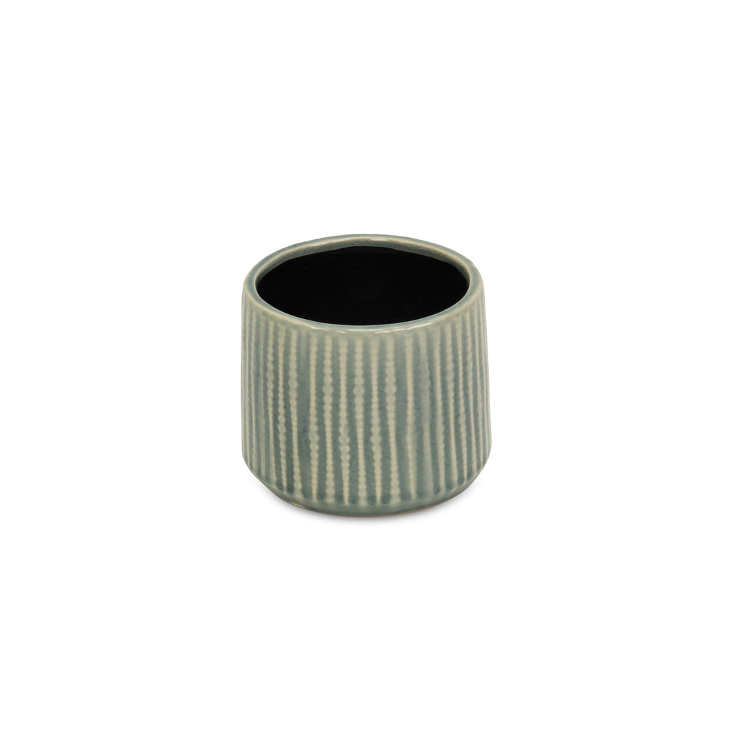 Orb Patterned Ceramic Pots, Available in 2 Sizes