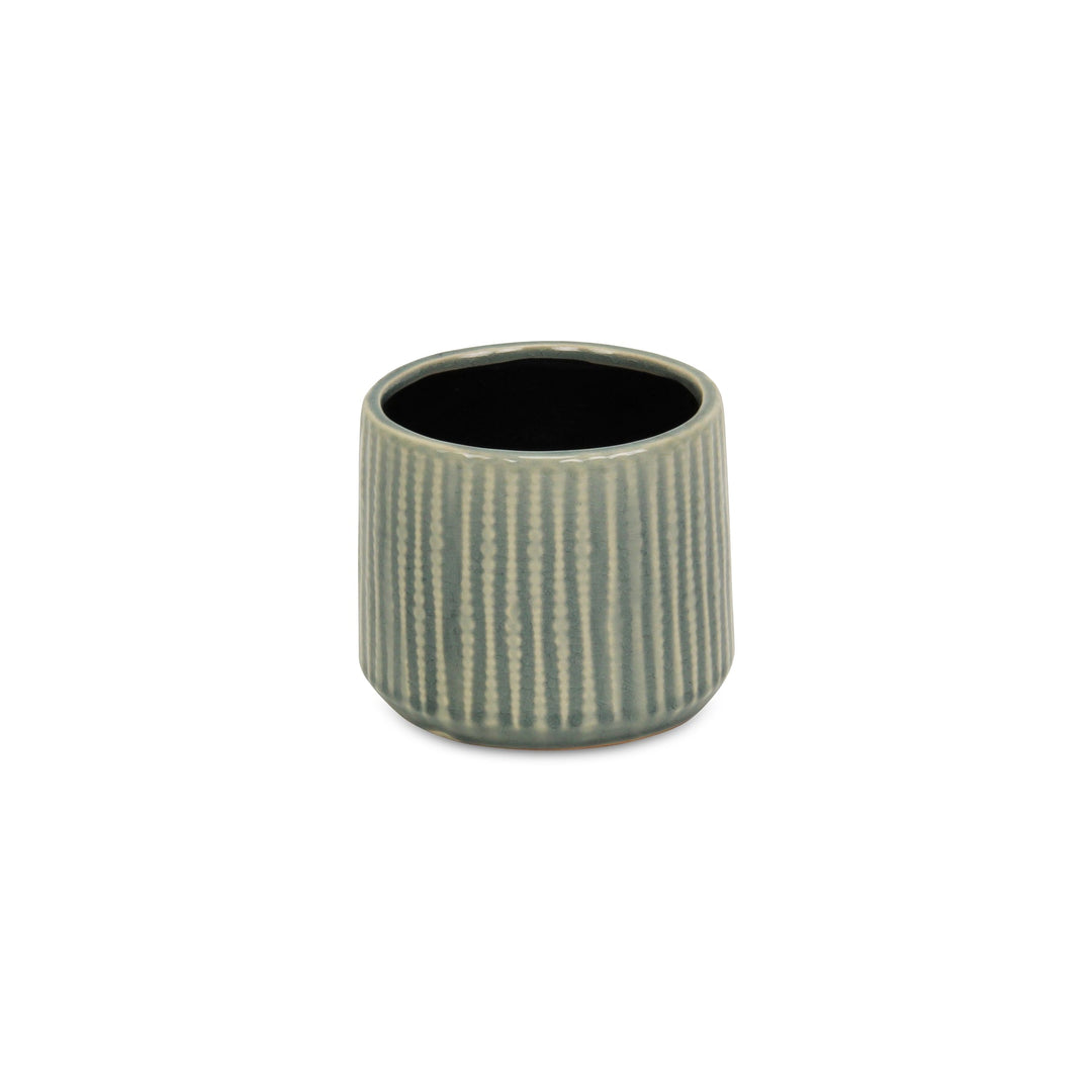 Orb Patterned Ceramic Pots, Available in 2 Sizes