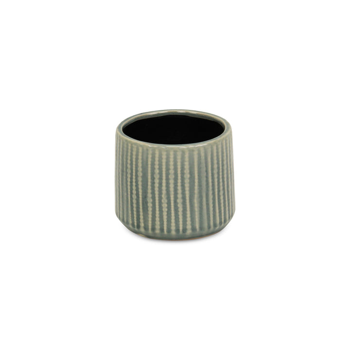 Orb Patterned Ceramic Pots, Available in 2 Sizes
