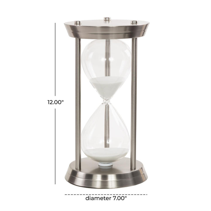 Silver Metal Hourglass Sand Timer
