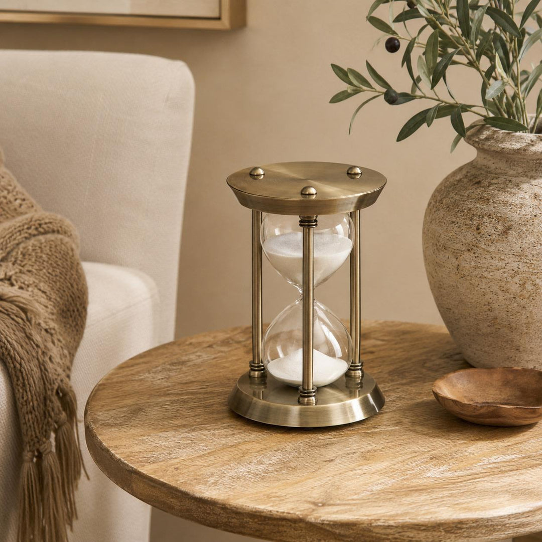 Brass Metal Hourglass Sand Timer