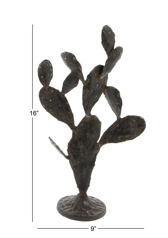 Metal Cactus Sculpture
