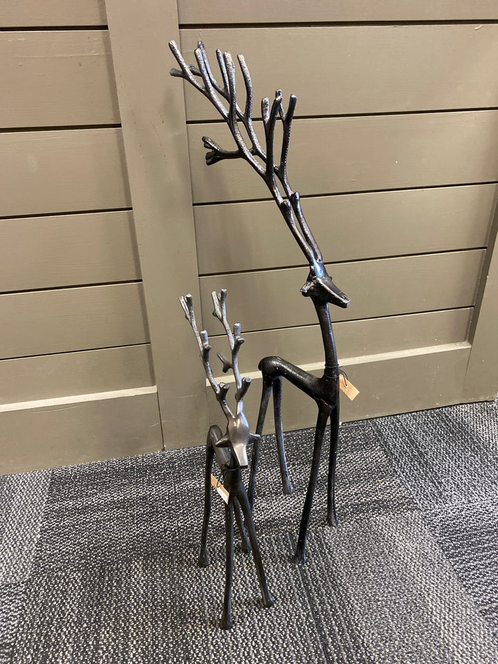 Tall Metal Deer Set