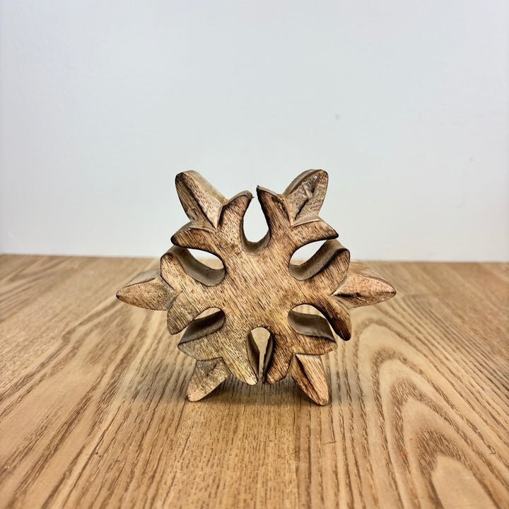 Mango Wood Snowflake - 3 Sizes