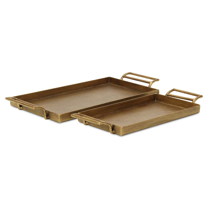 Gold Cast Iron Trays, Available in 2 Sizes