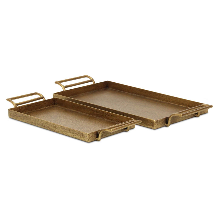 Gold Cast Iron Trays, Available in 2 Sizes