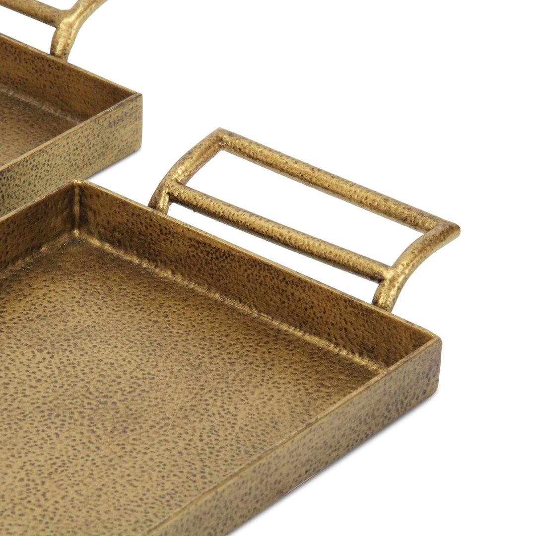 Gold Cast Iron Trays, Available in 2 Sizes