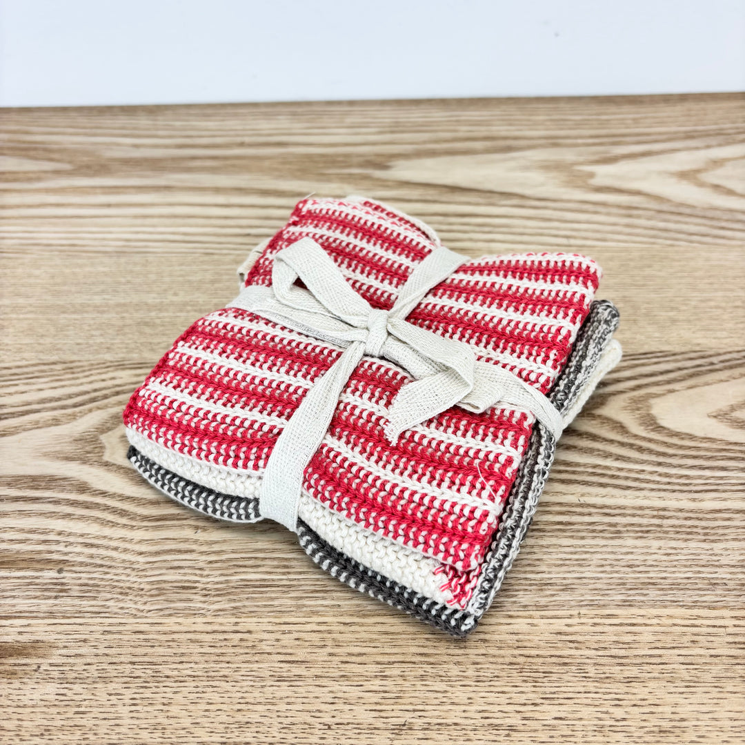 Patterned Dish Cloths - Set of 3