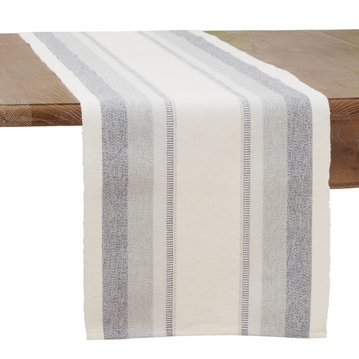Ribbed Stripe Table Runner