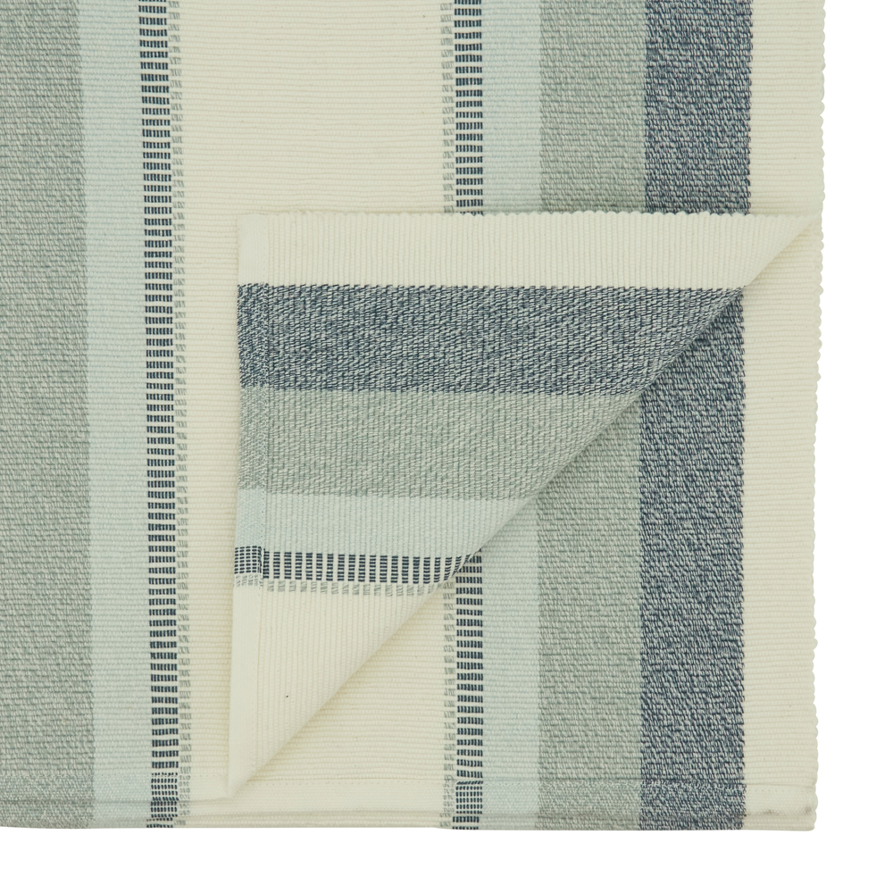 Ribbed Stripe Table Runner