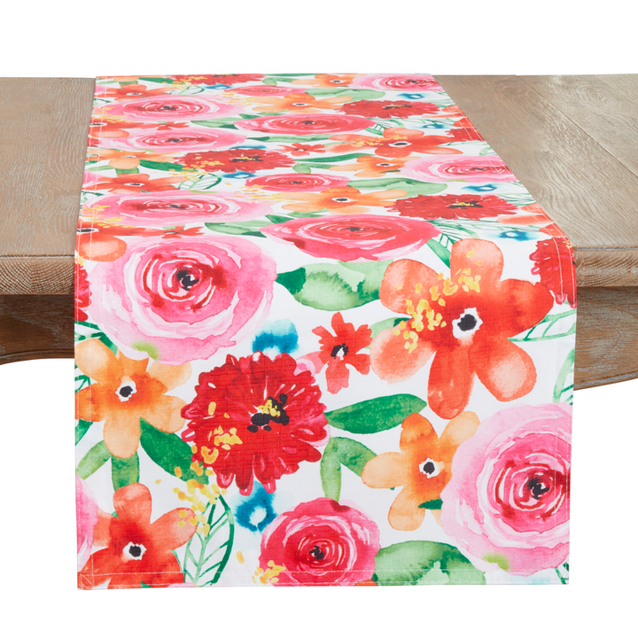 Santa Monica Floral Table Runner