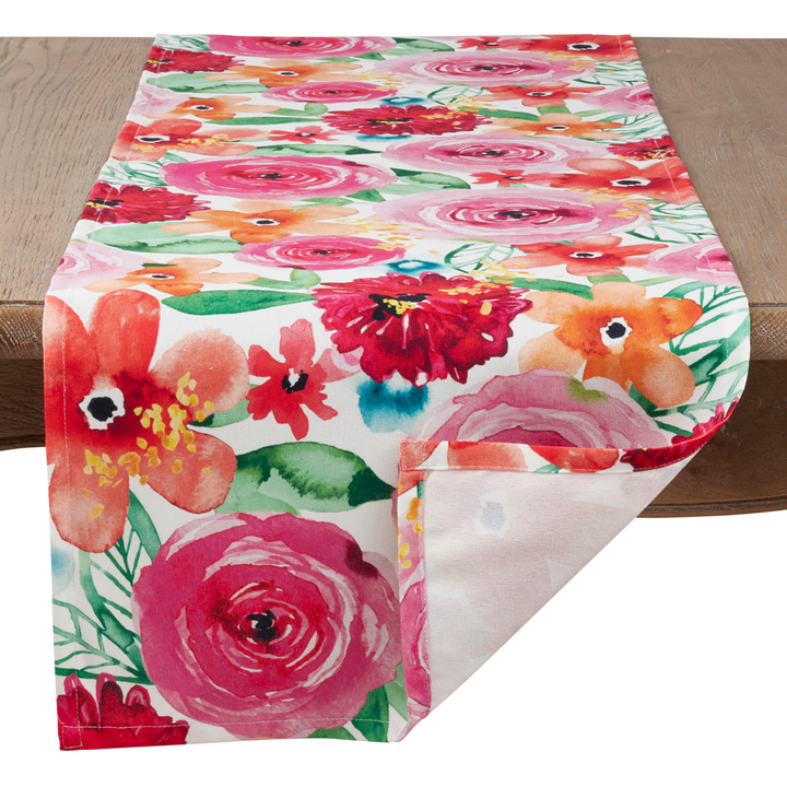 Santa Monica Floral Table Runner