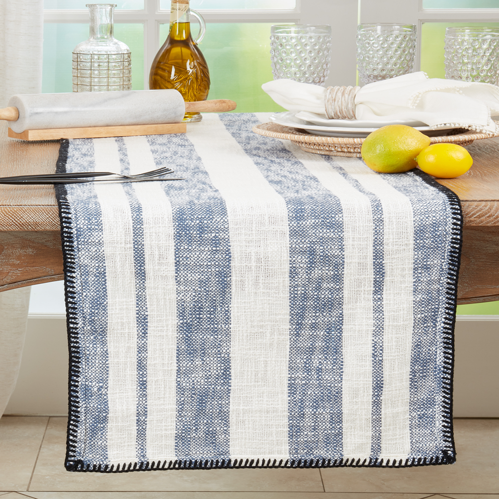 Stripe Whipstitch Table Runner