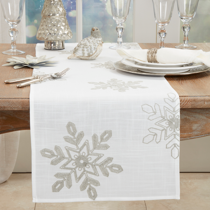 Snowflake Table Runner