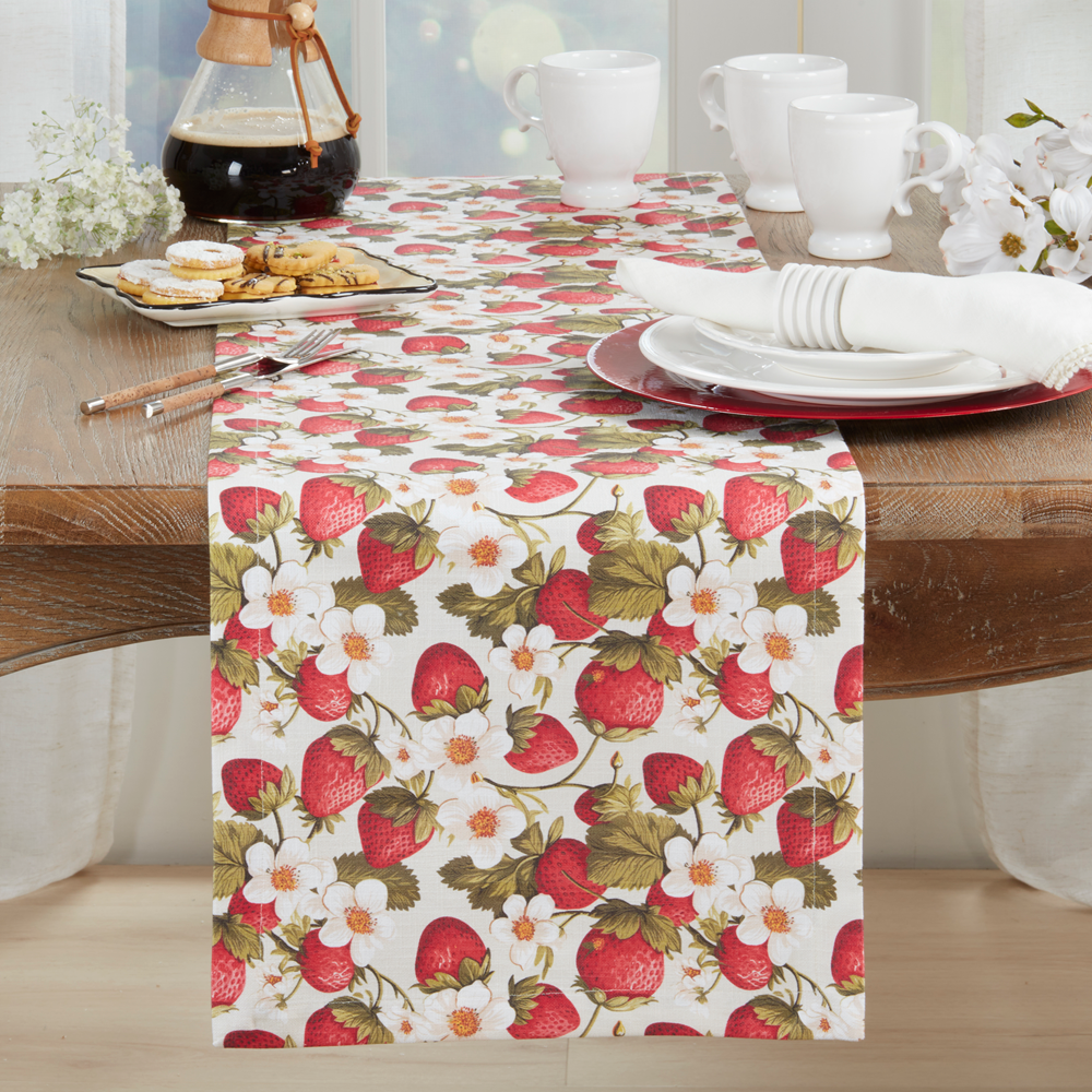 Strawberry Table Runner