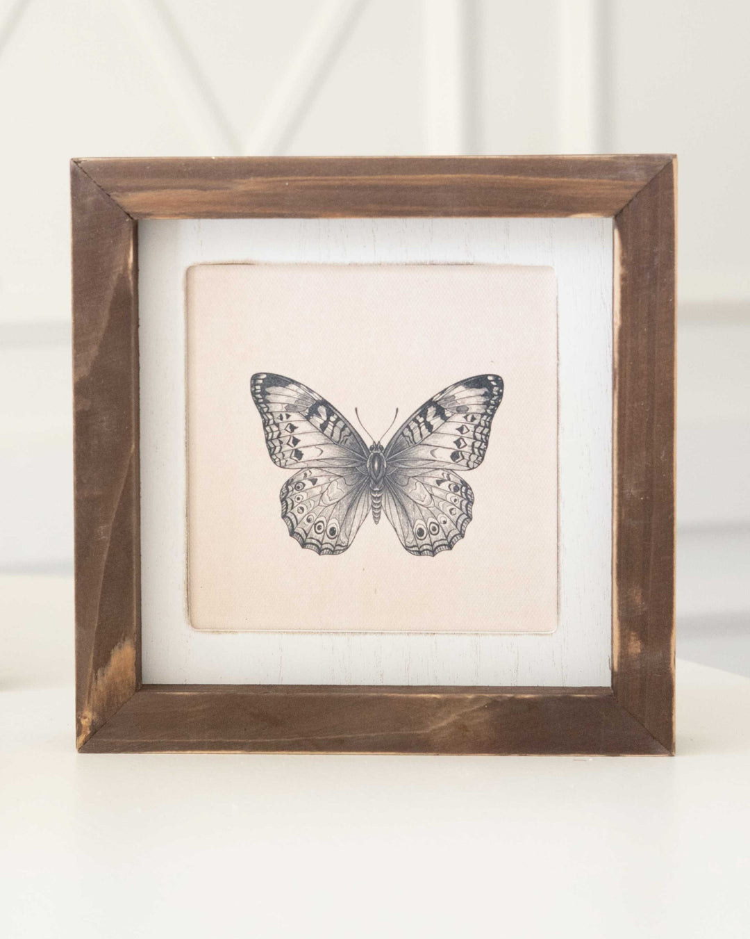 Bat / Butterfyl Reversible Wood Frame Art