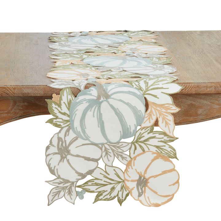 Pumpkins Cutwork Table Runner