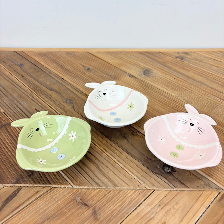 Easter Bunny Candy Dish - 3 Colors