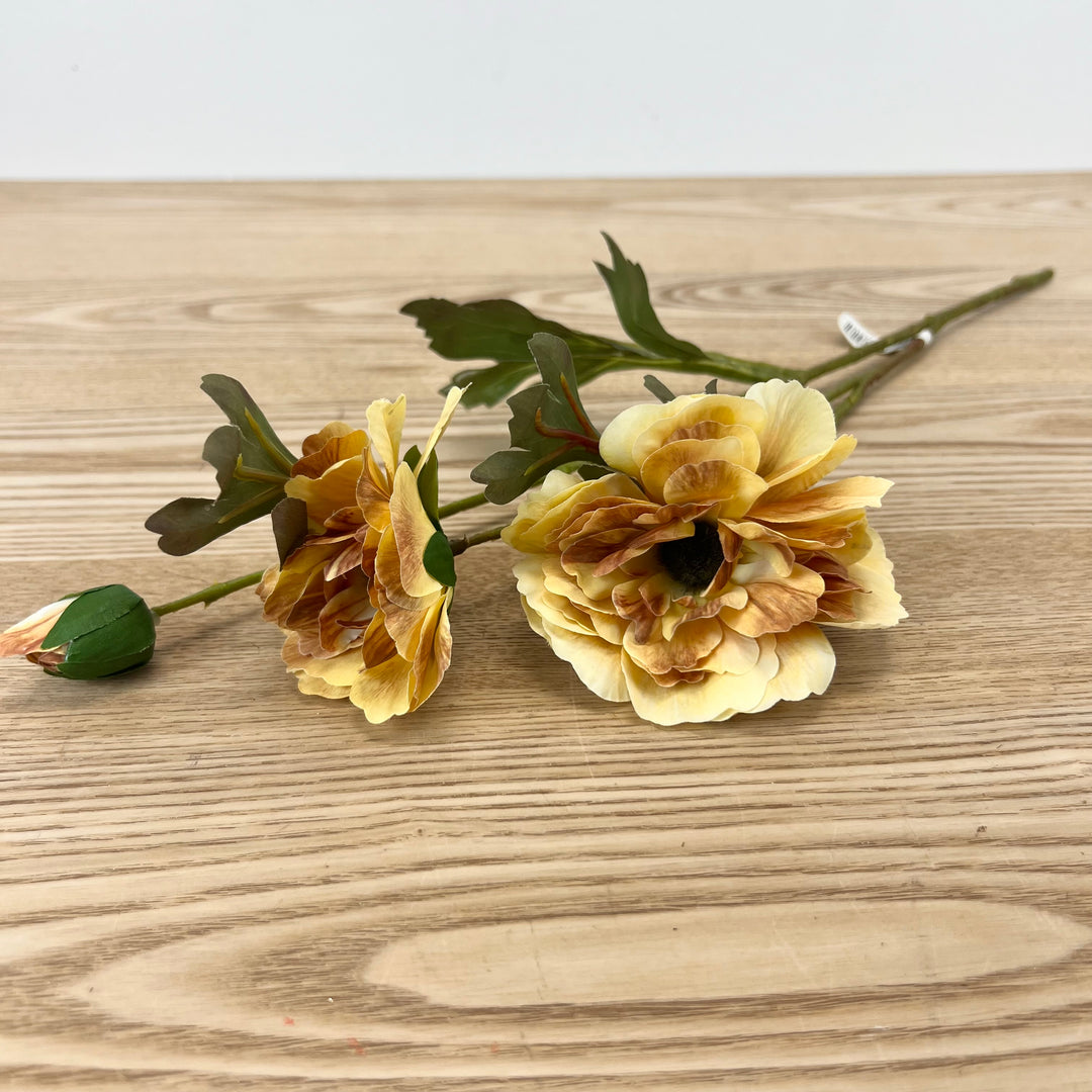 Fall Zinnia Stems - 2 Colors