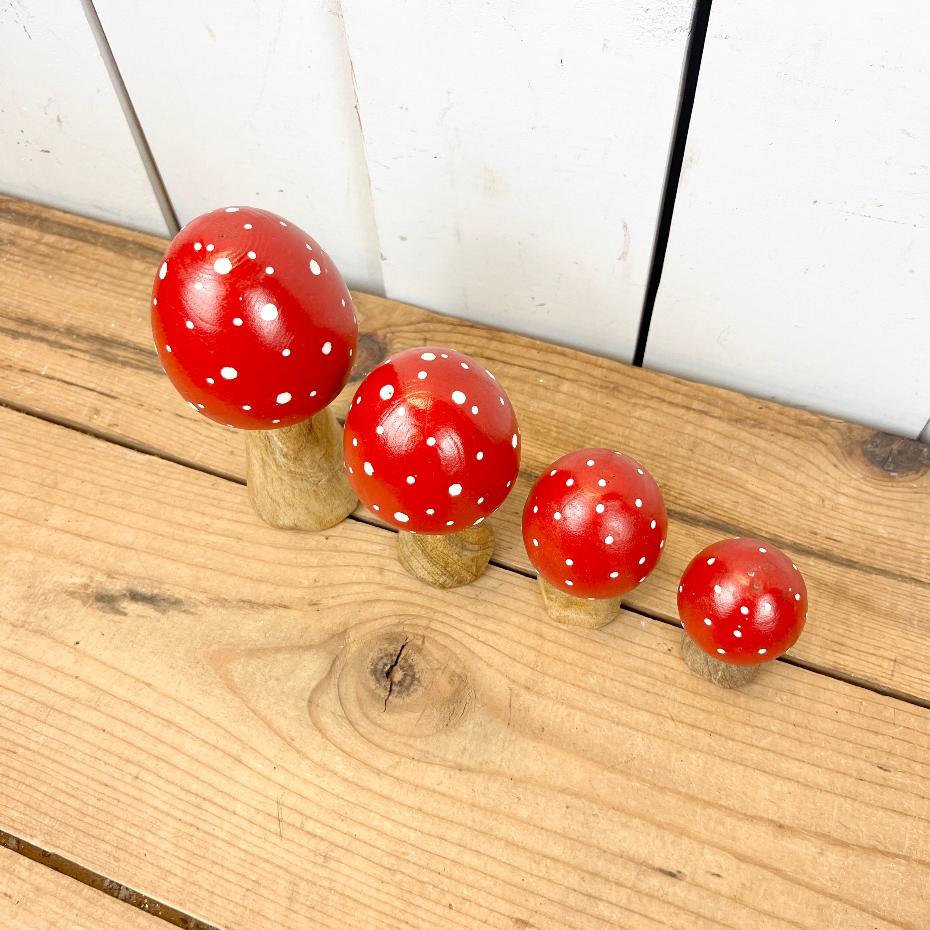Red and White Polka Dot Mushrooms – Prairie in Bloom