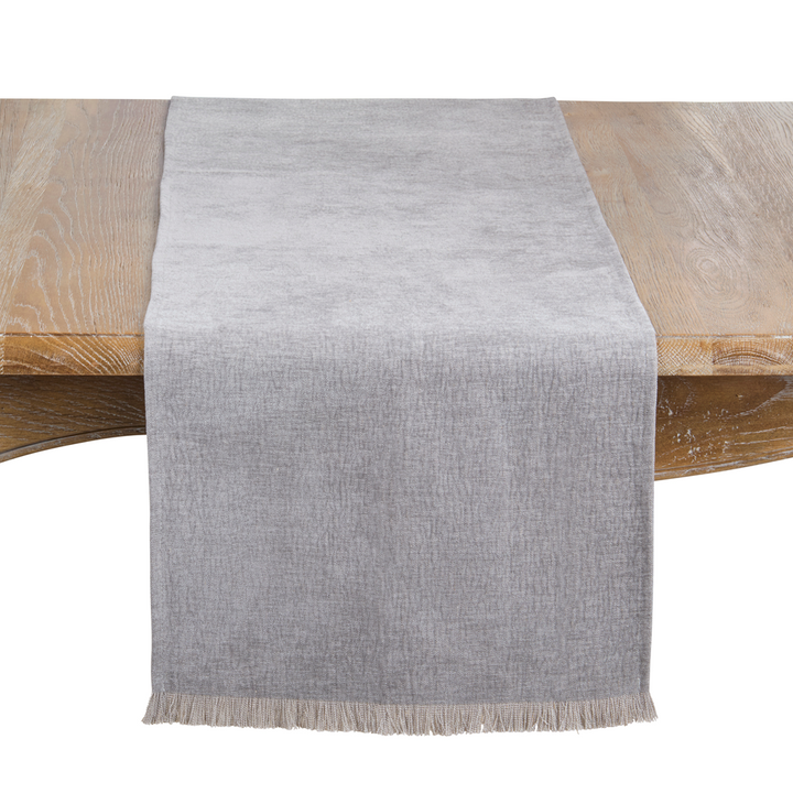 Fringe Edge Table Runner, 6 colors to choose from
