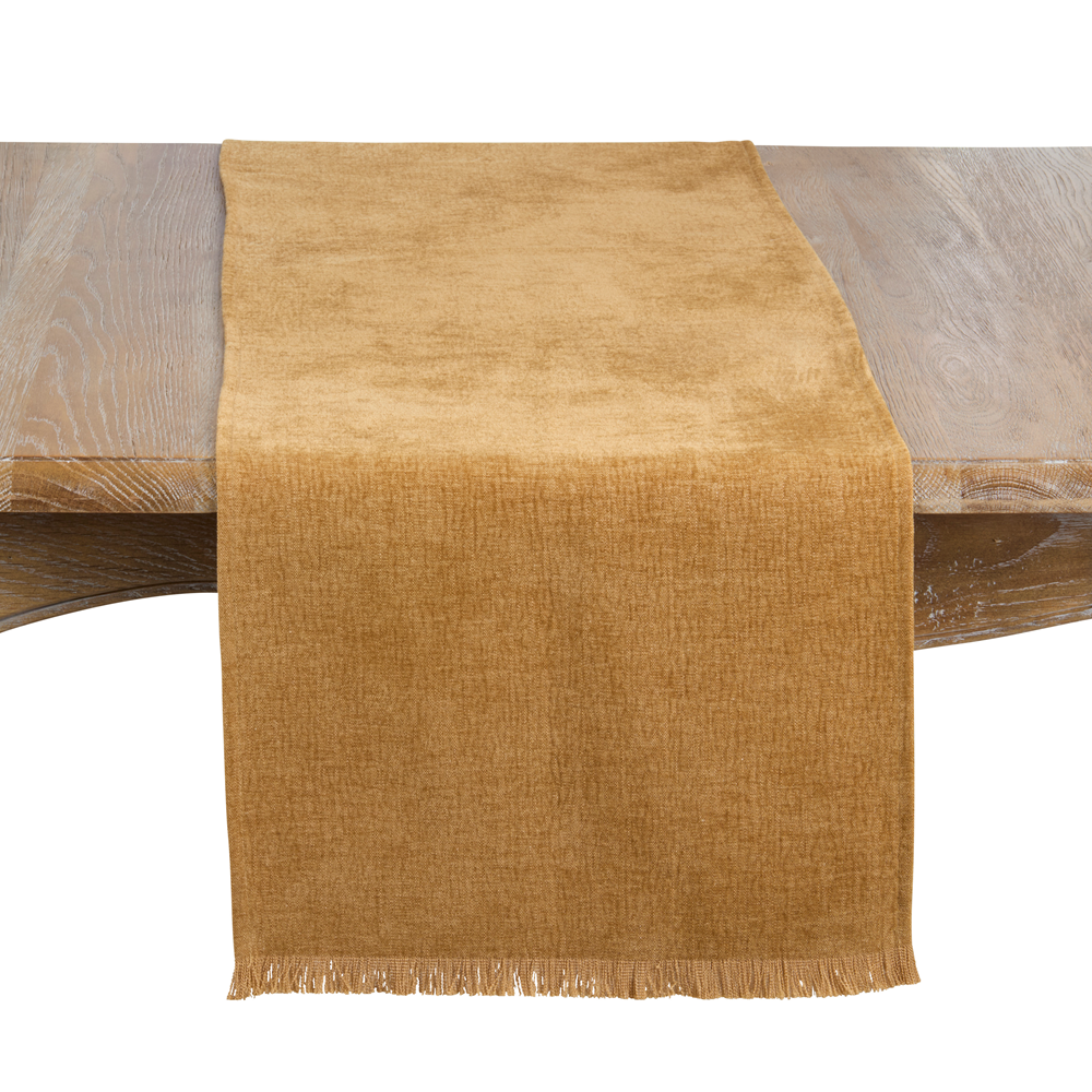 Fringe Edge Table Runner, 6 colors to choose from