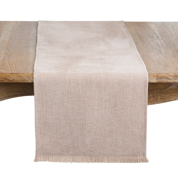 Fringe Edge Table Runner, 6 colors to choose from