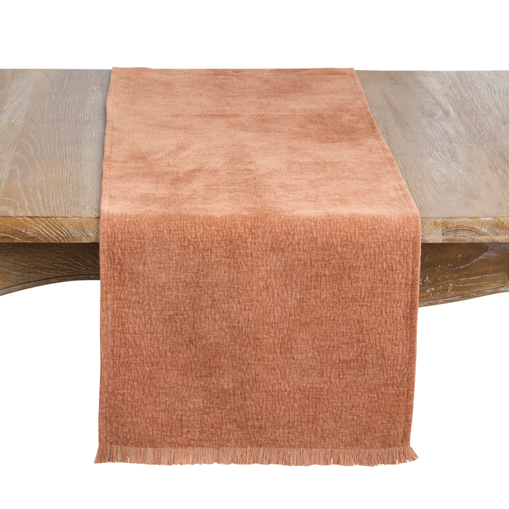 Fringe Edge Table Runner, 6 colors to choose from