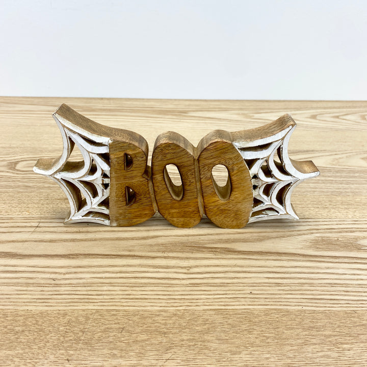 Boo w/ Spider Web