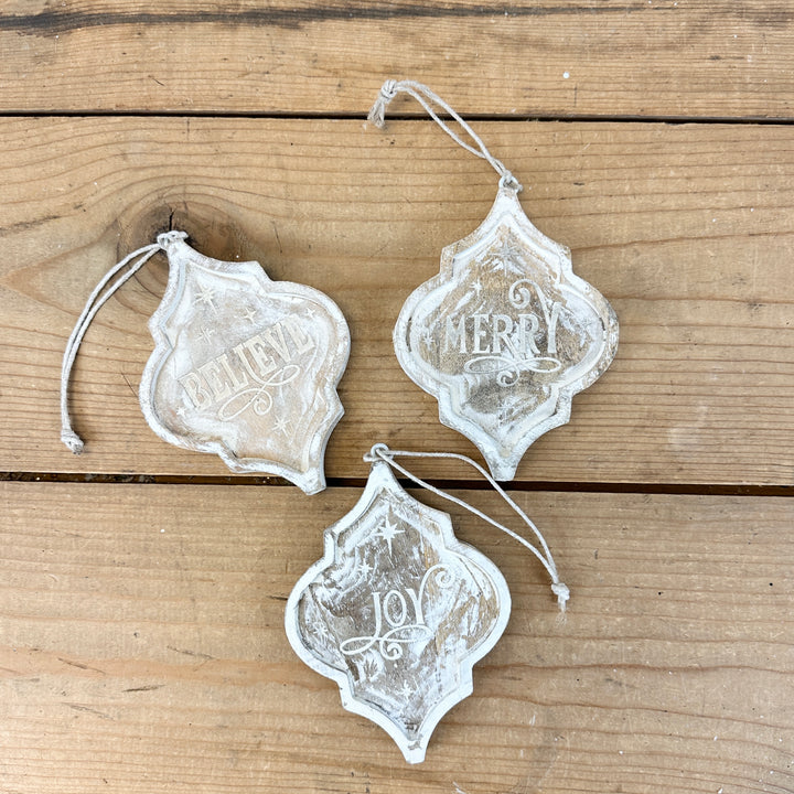 Wood Christmas Ornaments
