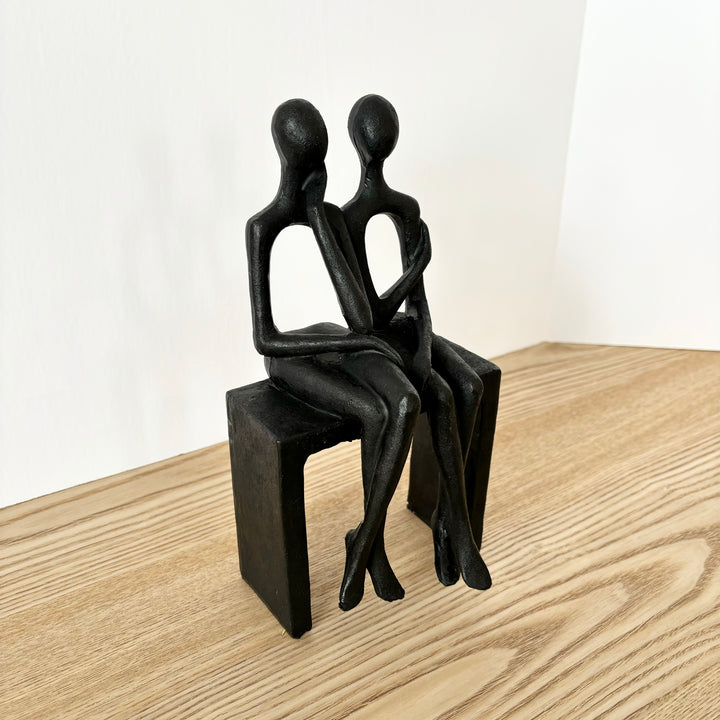 Couple On Bench Figurine
