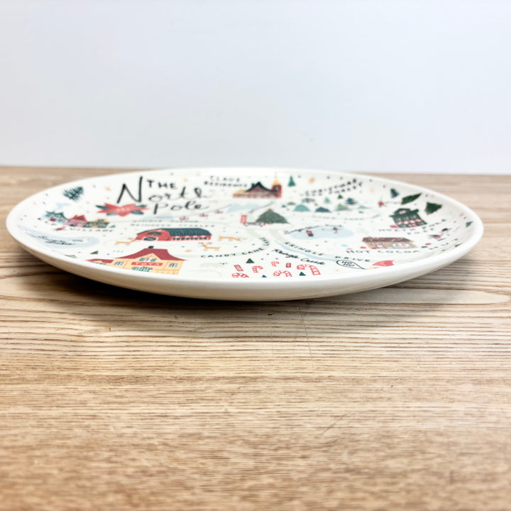 North Pole Stoneware Plate