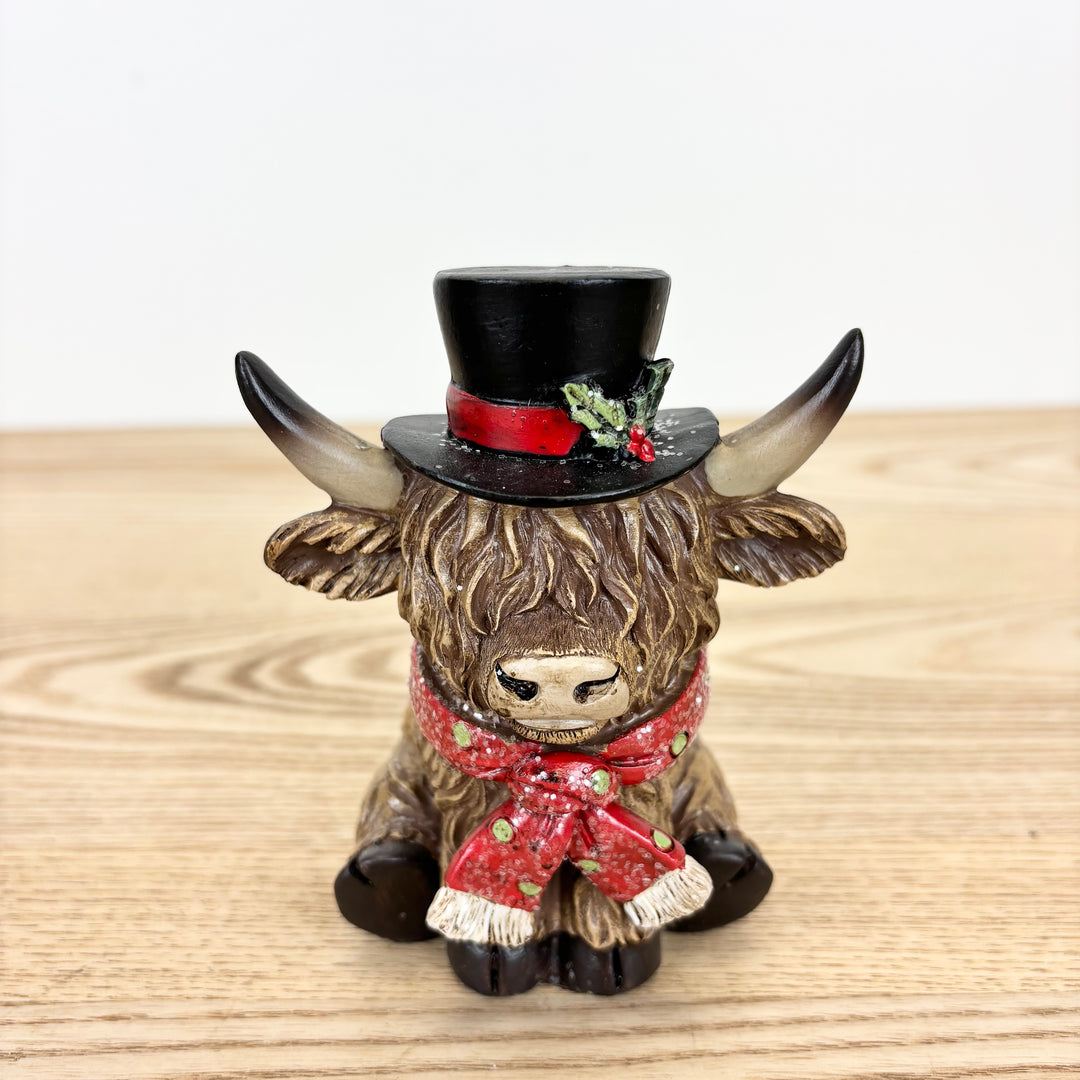 Highland Cow Figurines - 2 Styles